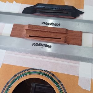 substituição e ajuste do cavalete